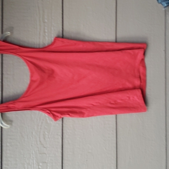 Old Navy Orange Rust braided trim tank keyhole design NWT NEW XL - Picture 5 of 5